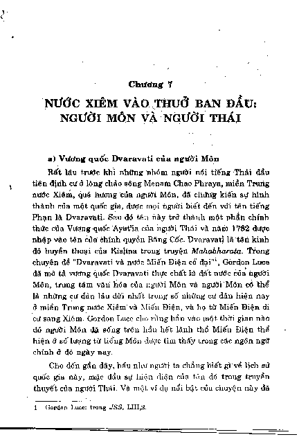 Chương 7 Nước Xiêm vào thuở ban đầu người Môn và người Thái