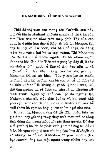 Mahomet ở Médine 622 - 620