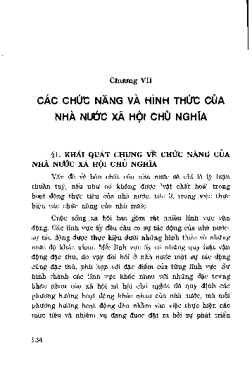 Chương VII Các chức năng và hình thức của nhà nước xã hội chủ nghĩa