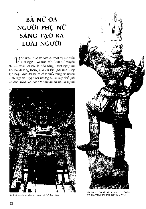 Bà Nữ Oa người phụ nữ sáng tạo ra loài người