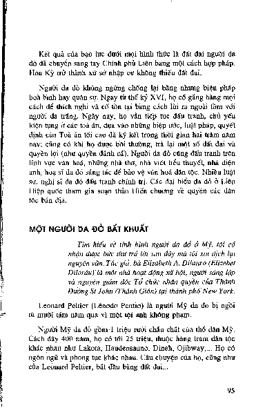 Một người da đỏ bất khuất