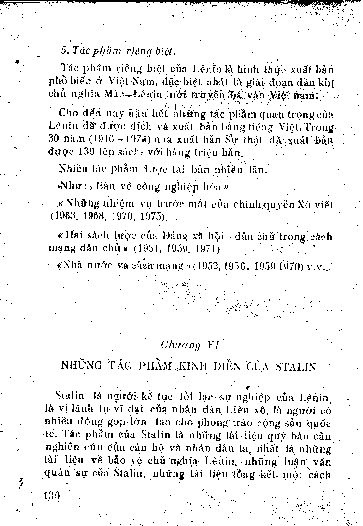 Chương VI Những tác phẩm kinh điển của Stalin