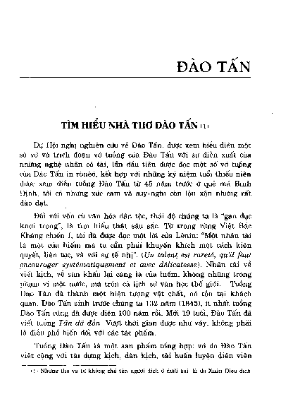 Tìm hiểu nhà thơ Đào Tấn