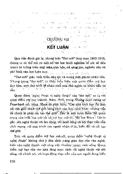 Chương VII Kết luậ n