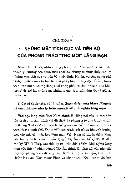 Chương V Những mặt tích cực và tiến bộ của phong tràoThơ mớilãng mạn
