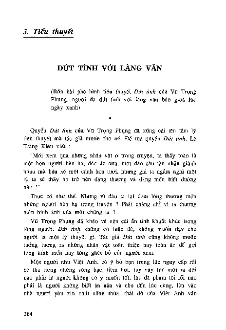 Dứt tình với làng văn