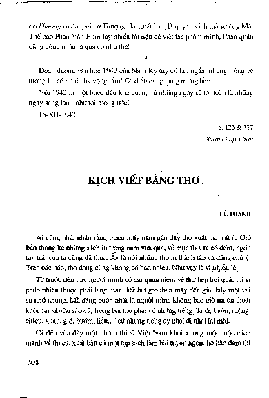 Kịch viết bằng thơ