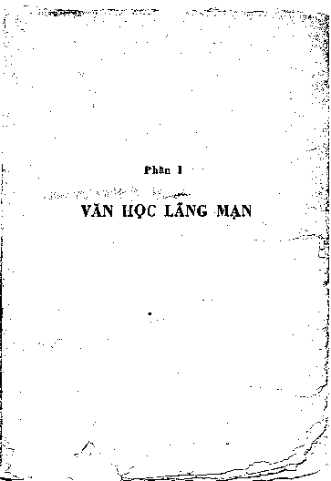 Sự phát triển của nền văn học lãng mạn phương Tây nửa đầu thế kỷ XIX