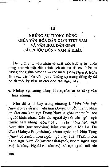 Những sự tương đồng bắt nguồn từ cơ tầng văn hóa chung