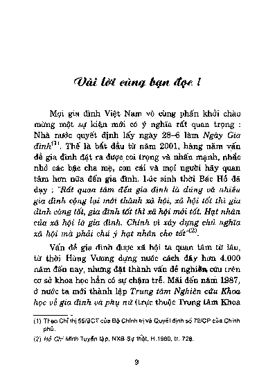 Vài lời cùng bạn đọc