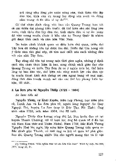 La Sơn phu tử Nguyễn Thiếp ( 1723 - 1804 )