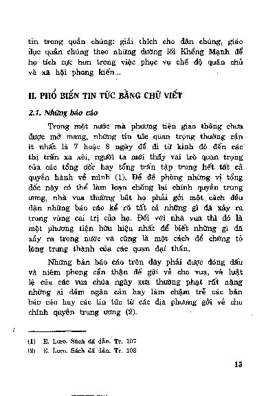 Phổ biến tin tức bằng chữ viết