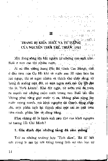 Trang bị kiến thức và tư tưởng của Nguyễn thời trẻ, trước 1911