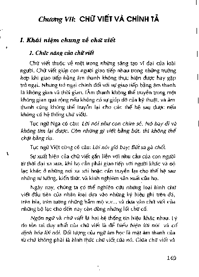 Khái niệm chung về chữ viết