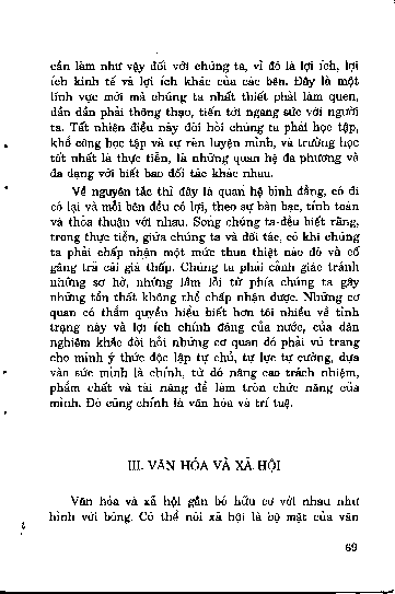 Văn hoá và xã hội