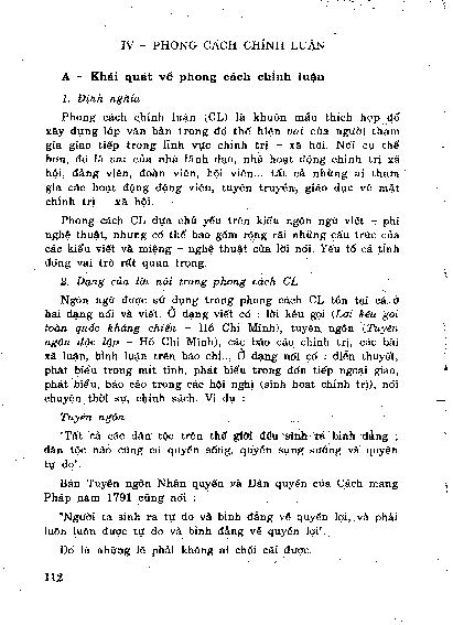 Phong cách chính luậ n