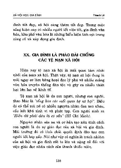 Gia đình là pháo đài chống các tệ nạn xã hội