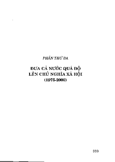 Chương 8Tìm tòi con đường thích hợp đi lên chủ nghĩa xã hội ( 1975 - 1986 )