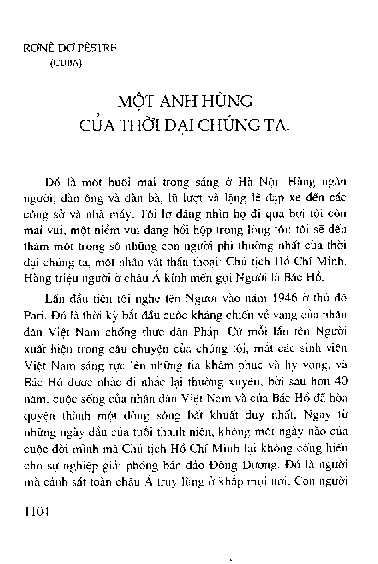 Một anh hùng của thời đại chúng ta