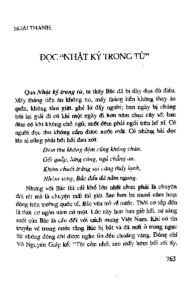 Đọc Nhật ký trong tù