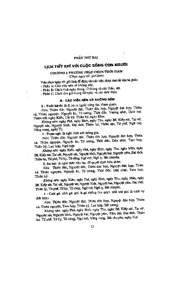 Phương pháp chọn thời gian(chọn giờ tốt ngày lành)