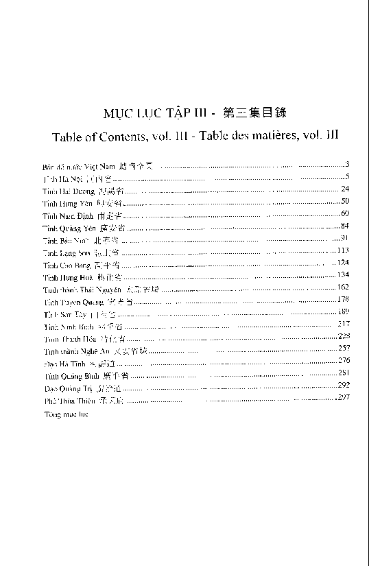 Mục lục tập 3