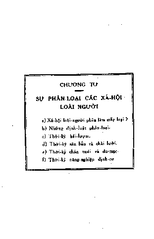 Sự phân loại các xã hội loài người
