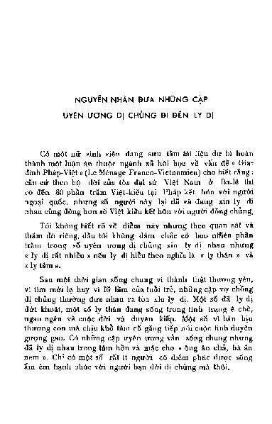 Nguyên nhân đưa những cặp uyên ương dị chủng đi đến ly dị