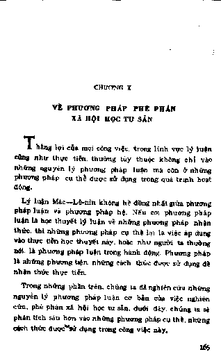 Chương X Phương pháp phê phán xã hội học tư sản