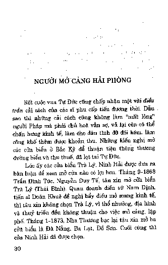 Người mở cảng Hải Phòng
