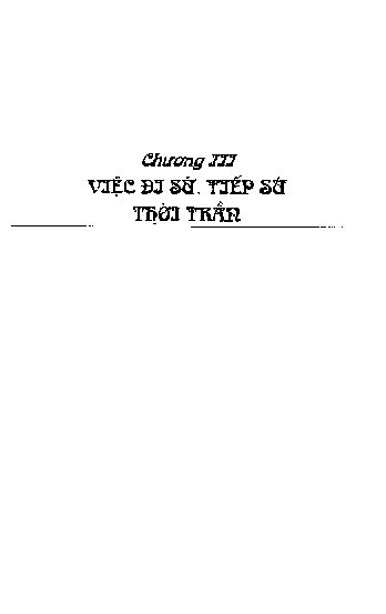 Việc đi sứ, tiếp sứ thời Trần Chương III