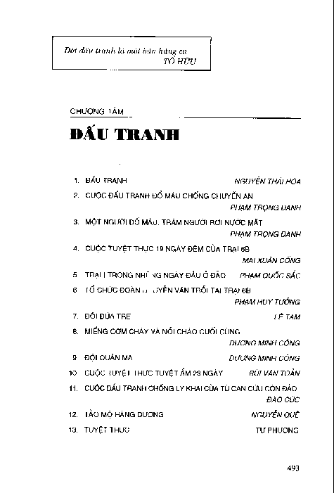 Đấu tranh Phần II Chương XVIII