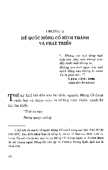 Chương II Đế quốc Mông Cổ hình thành và phát triển
