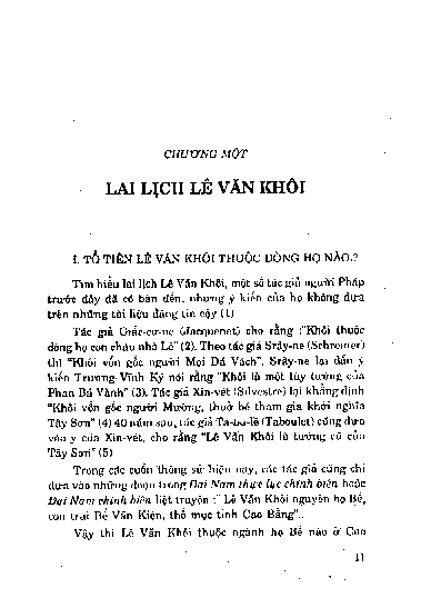 Lai lịch Lê Văn Khôi
