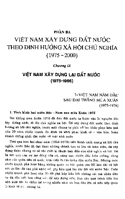 Việt Nam xây dựng đất nước theo định hướng Xã hội chủ nghĩa (1975-2000)