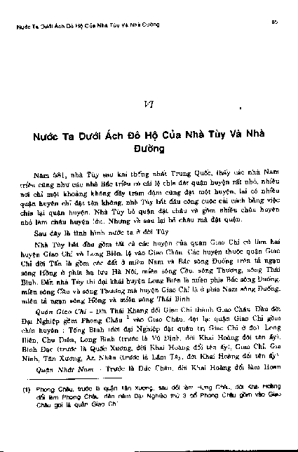 Nước ta dưới ách đô hộ của nhà Tùy và nhà Đường