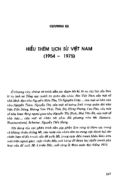 Chương III Hiểu thêm lịch sử Việt Nam (1954-1975)