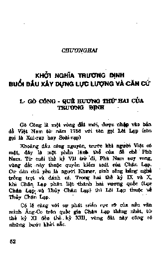 Khởi nghĩa Trương Định buổi đầu xây dựng lực lượng và căn cứ
