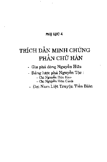 Phụ lục 4 Trích dẫn minh chứng phần chữ Hán
