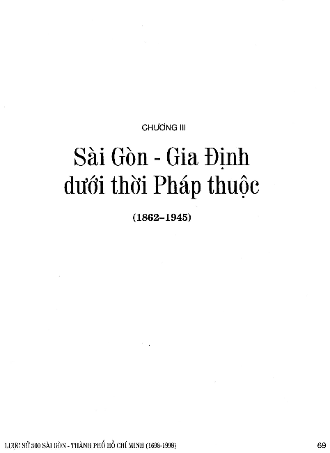 Sài Gòn - Gia Định dưới thời Pháp Thuộc (1862 - 1945)