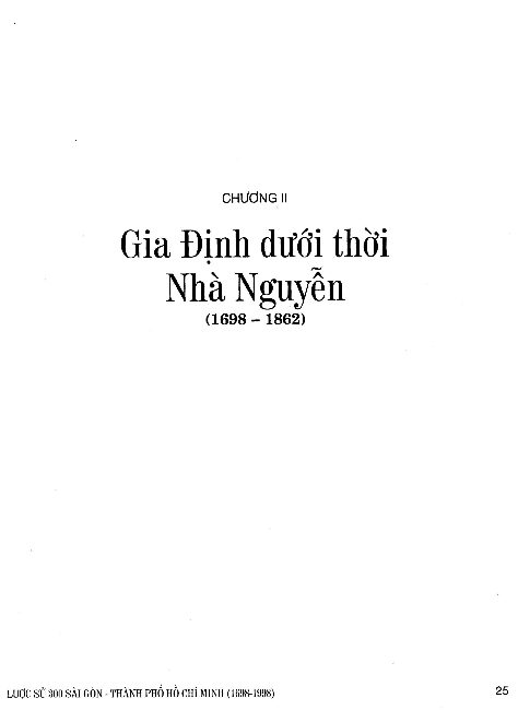 Gia định dưới thời nhà Nguyễn (1698 - 1862)