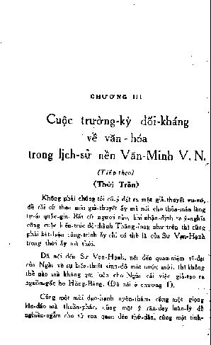 Chương III Cuộc trường kỳ đối kháng về văn hóa trong lịch sử nền văn minh Việt Nam (Đời Trần)