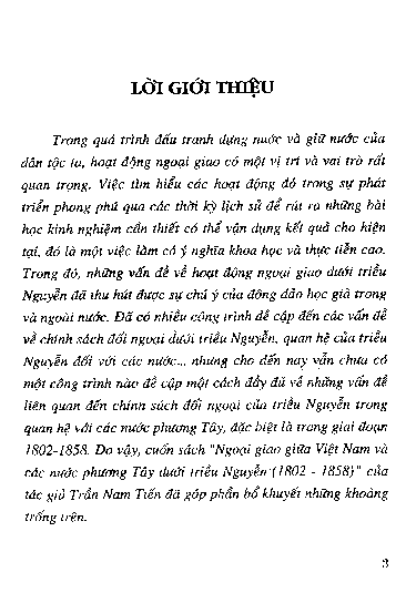 Khái quát về quan hệ giữa Việt Nam và các nước phương Tây từ thế kỉ XVI đến thế kỉ XVIII Chương I