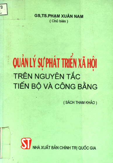 Quản lý sự phát triển xã hội trên nguyên tắc tiến bộ và công bằng sách tham khảo