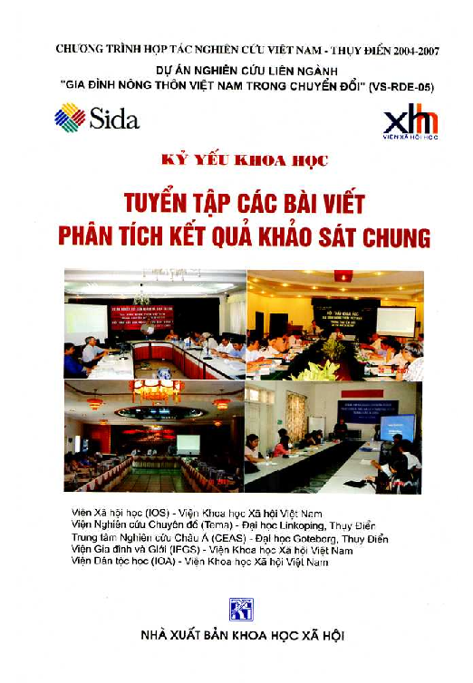 Tuyển tập các bài viết phân tích kết quả khảo sát chung kỷ yếu khoa học.