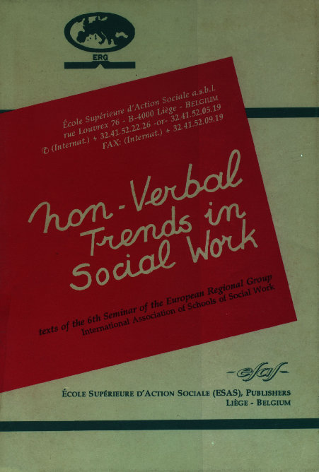 Non-verbal trends in social work text of the 6th seminar of the european regional group international association of schools of social work