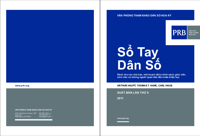 Sổ tay dân số dành cho các nhà báo, nhà hoạch định chính sách, giáo viên, sinh viên và những người quan tâm đến nhân khẩu học