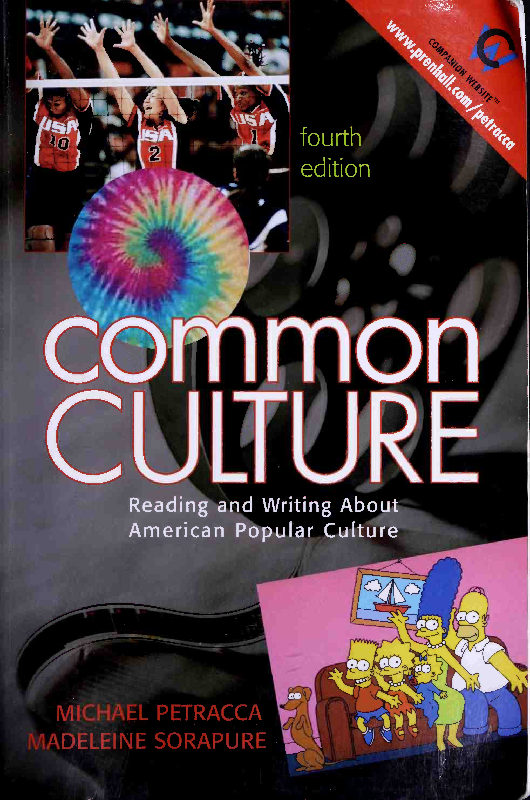 Common culture reading and writing about American popular culture