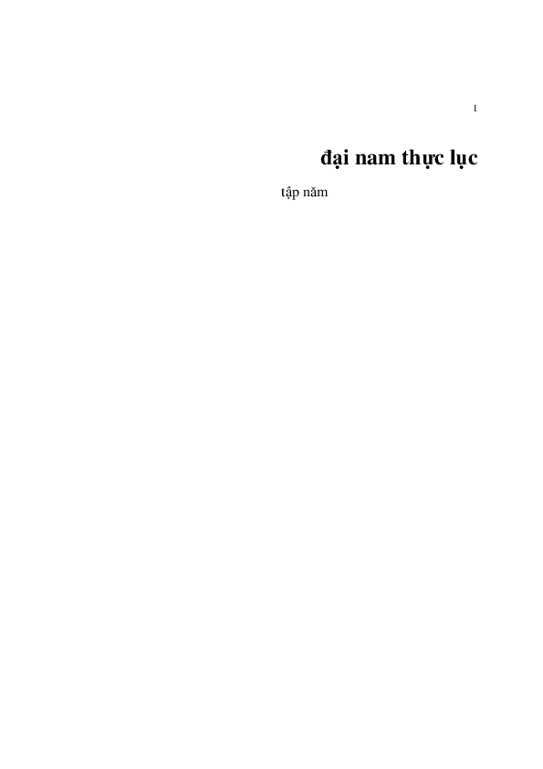 Đại Nam Thực lục. T.5