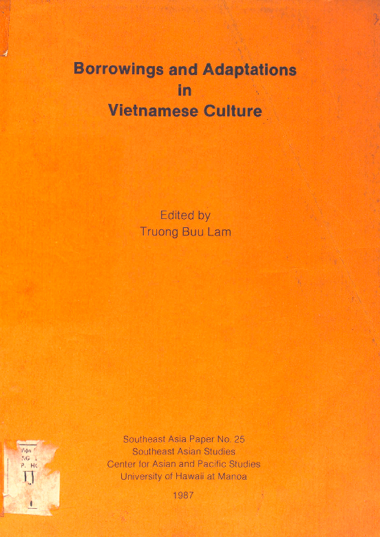 Borrowings and adaptation in Vietnamese culture